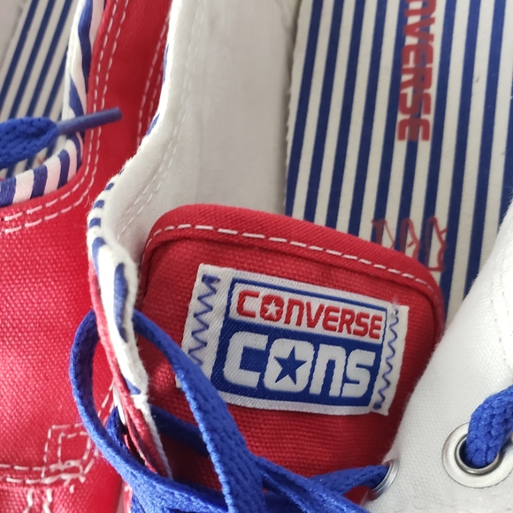NWOT Converse Sea Star Varsity Red Canvas Low Top Sneakers Unisex - Picture 7 of 9